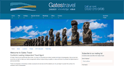 Desktop Screenshot of gatestravel.co.uk